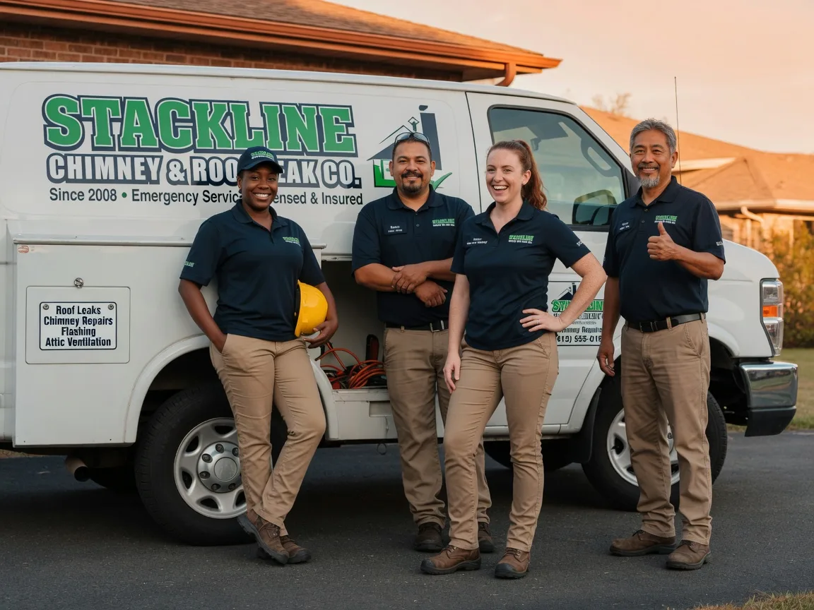 Chimney flashing repair company in Fremont, NC